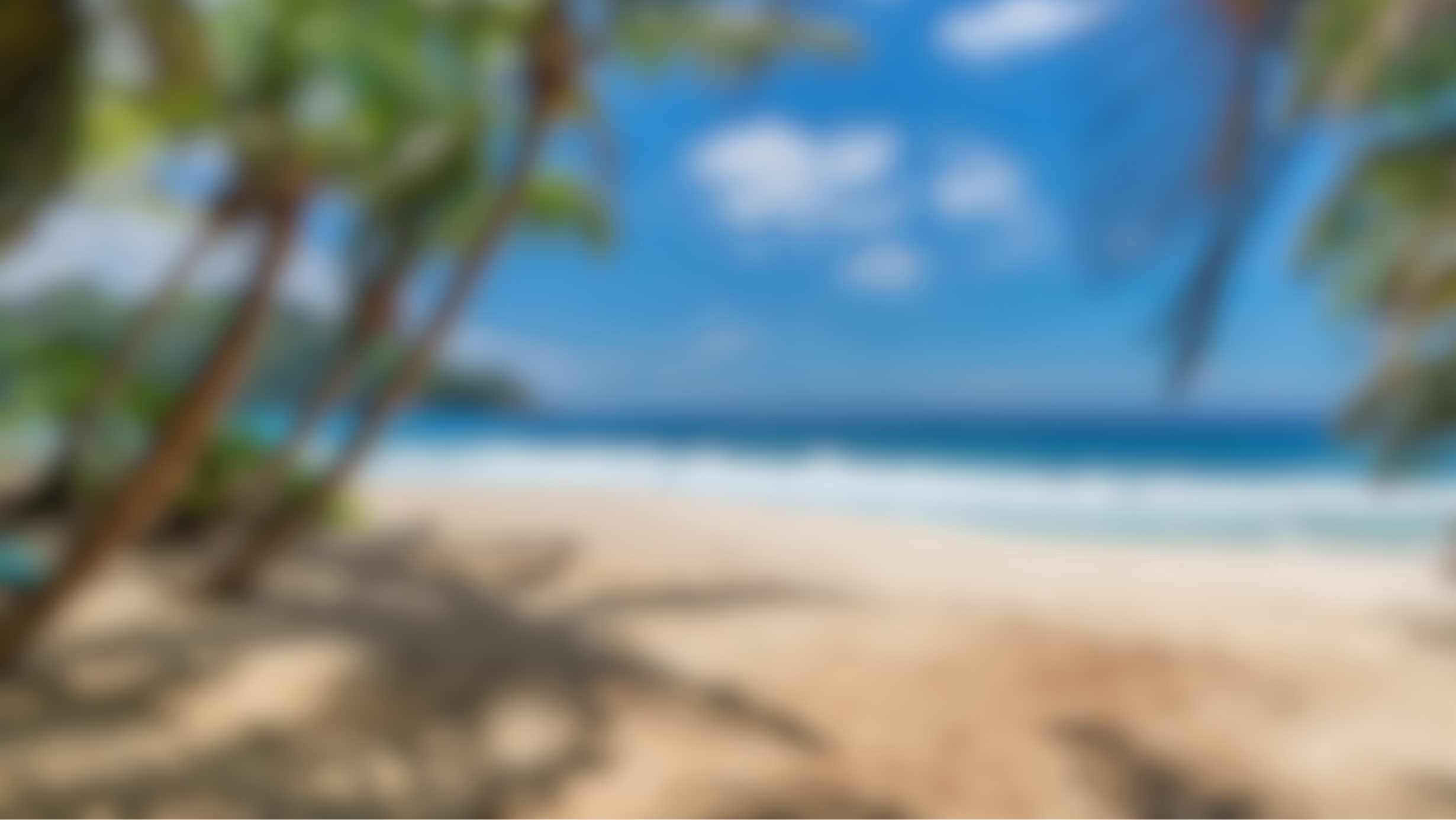 Tropical beach background