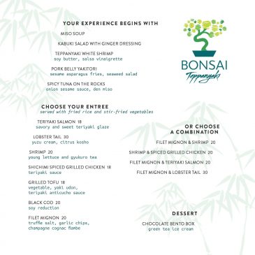 Carnival Horizon Bonsai Teppanyaki