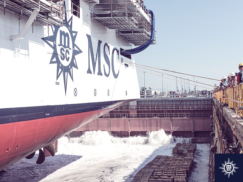MSC Seaview Cruise Ship Floated