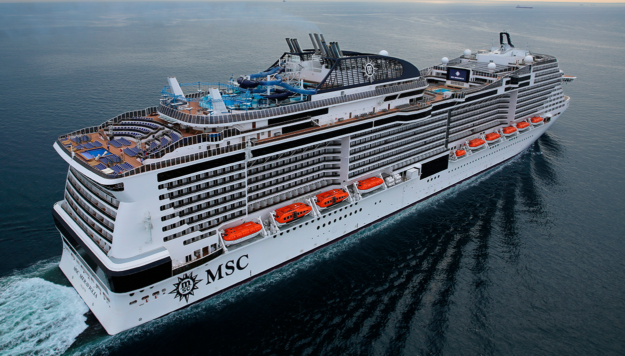 how many cruise ship msc have