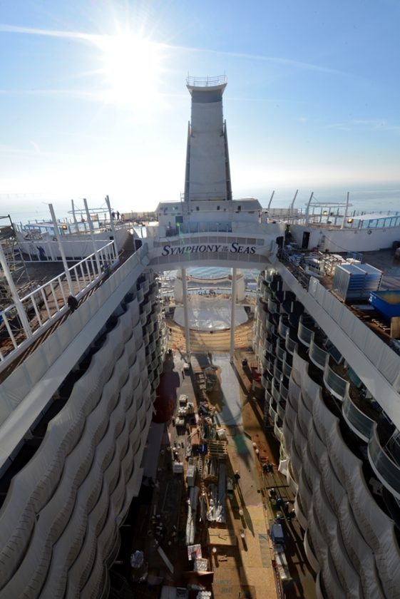 Symphony of the Seas October Construction Photos