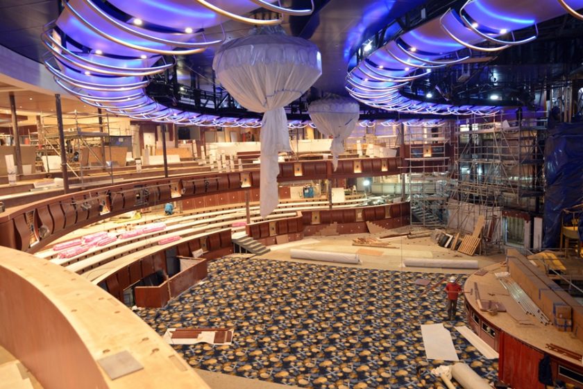 Symphony of the Seas October Construction Photos