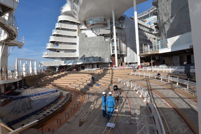 Symphony of the Seas October Construction Photos