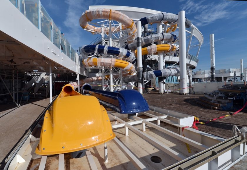 Symphony of the Seas October Construction Photos