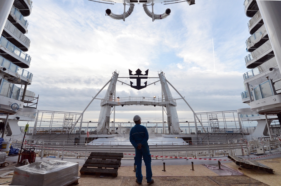 Symphony of the Seas November Construction Photos