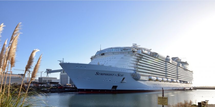 Symphony of the Seas December Construction Photos