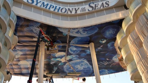 Symphony of the Seas December Construction Photos