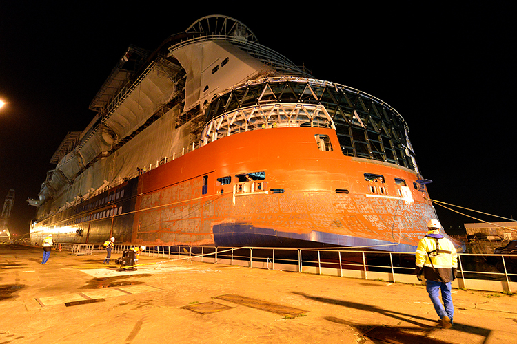 Celebrity Edge Float Out