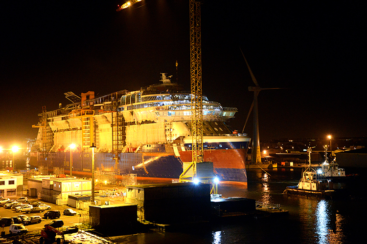 Celebrity Edge Float Out