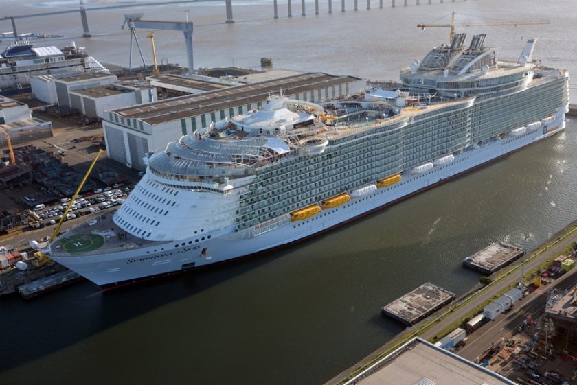 Symphony of the Seas January Construction Photos