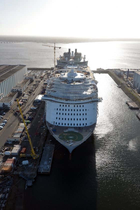 Symphony of the Seas January Construction Photos