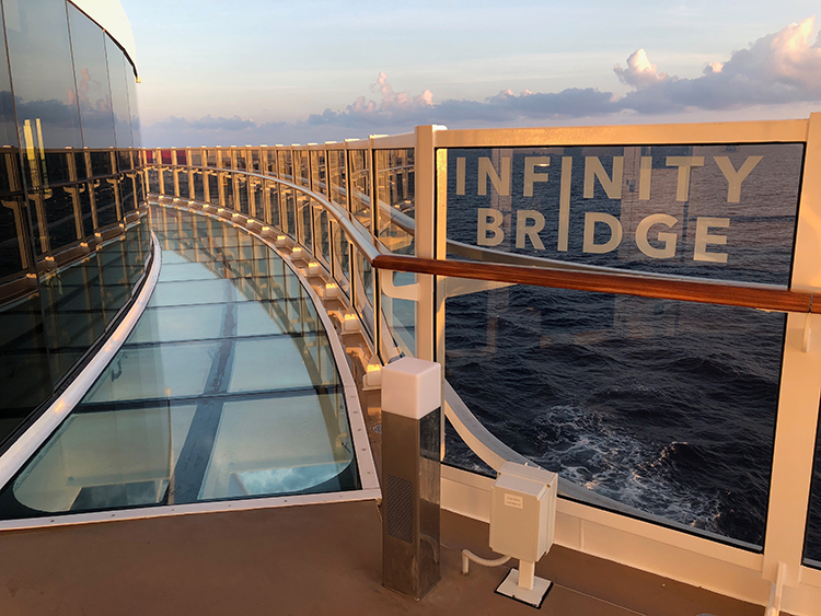 MSC Seaside Review - Infinity Bridge