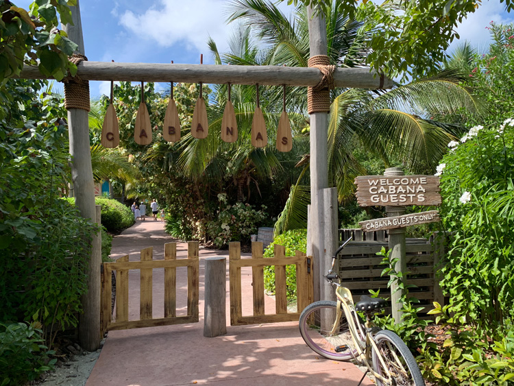 Cabana Entrance